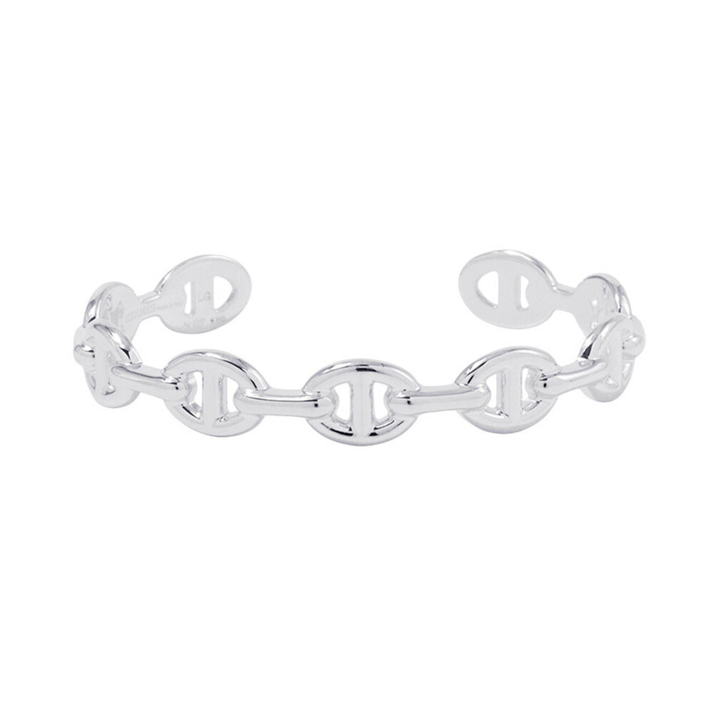 HERMES Silver Charm Bracelet